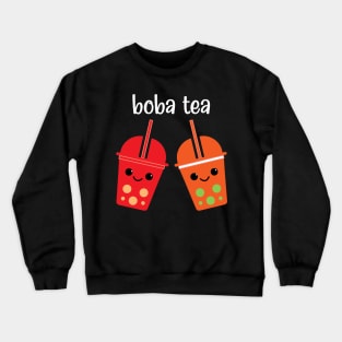 Funny Kawaii Boba Tea Crewneck Sweatshirt